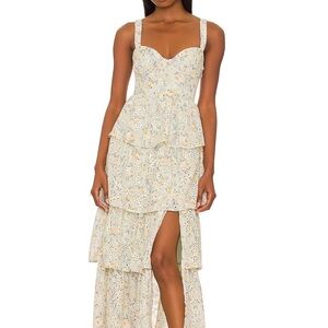 Floral Tiered Maxi Dress